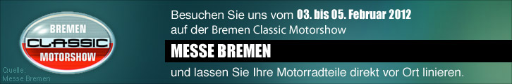 Besuchen Sie uns vom 03. - 05.02.2012 auf der Bremen Classic Motorshow
