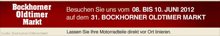 esuchen Sie uns vom 08. bis 10. Juni 2012 auf dem 31. Bockhorner OldtimerMarkt