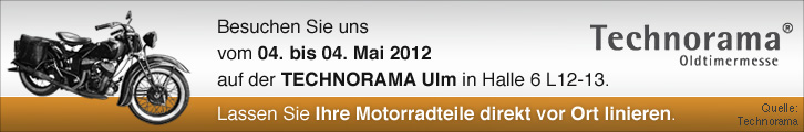 Besuchen Sie uns vom 04. bis 06. Mai 2012 auf der Technorama Ulm