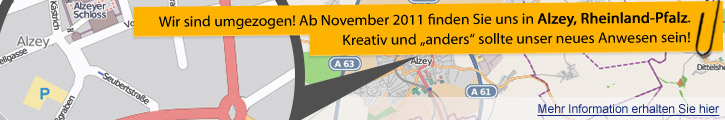 Ab 15.11.2011 beziehen wir unsere NEUEN Geschäftsräume in Alzey